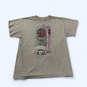 Boston Red Sox 2013 World Series Champions Gray T-Shirt L